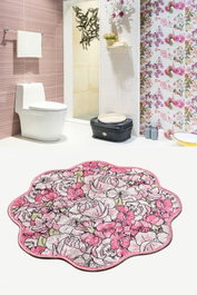 Mijölnir Alfombrilla de Baño Rosa Shape (140 cm)